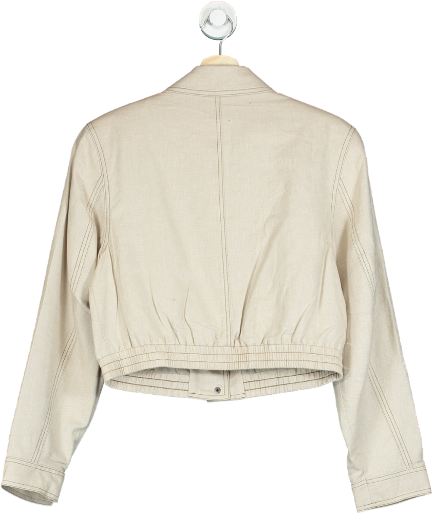 ASOS Beige Denim Jacket UK 10