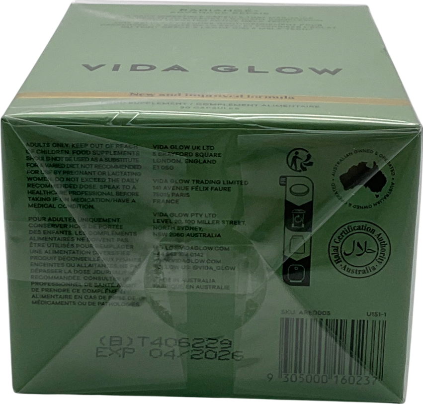 Vida Glow Radiance - 30 Capsules 30 capsules