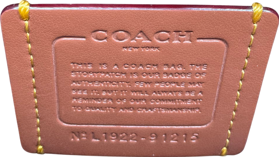 Coach Black Tabby 26 Signature Shoulder Bag