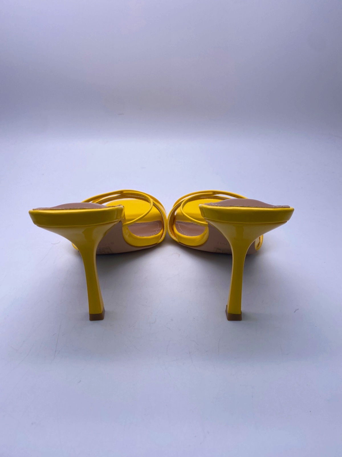 Simmi Yellow Patent Macy-3 Danique Heels UK 5