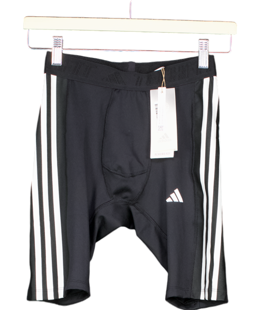 adidas Black Aeroready Three Stripe Shorts UK S