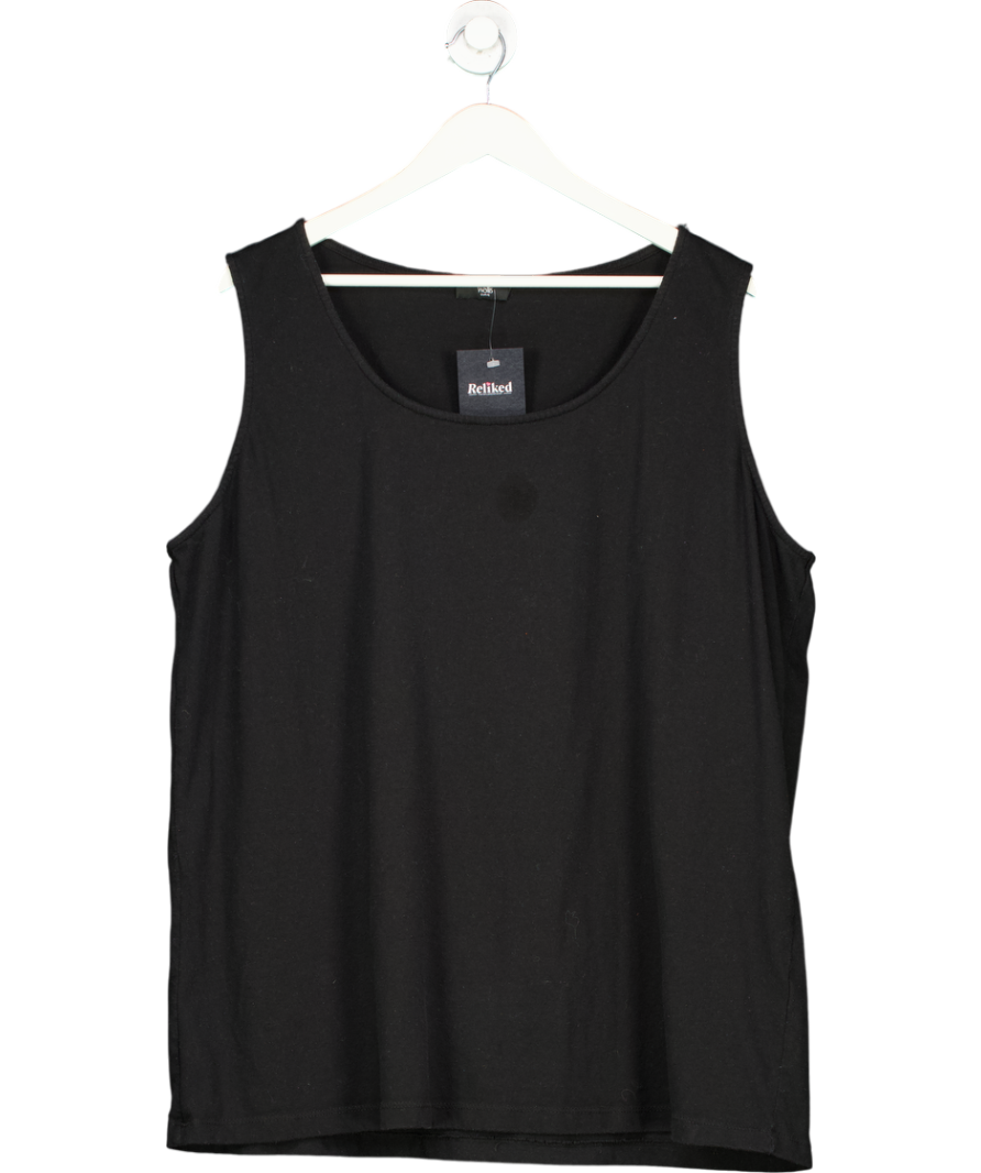 Wallis Black Cotton Blend Vest UK 26