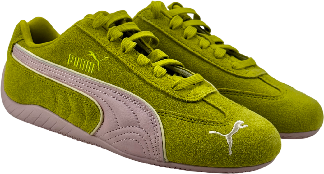 PUMA Green Speedcat Piping Suede Trainers - Sea Kelp/rose Mauve UK 4.5 EU 37.5 👠