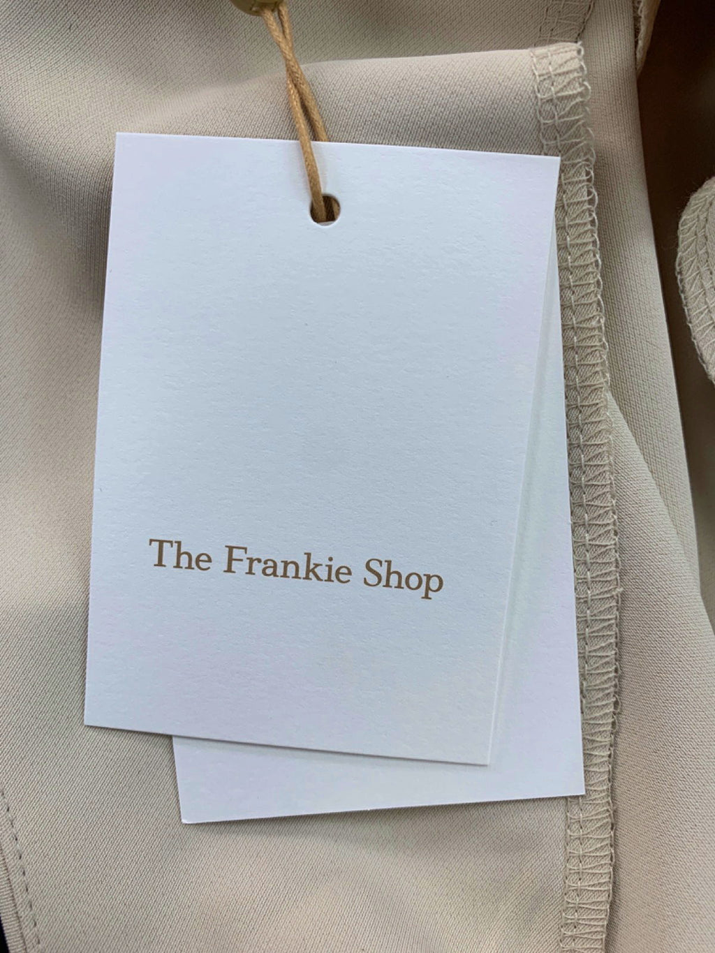 The Frankie Shop Beige Imre Tank Top Medium
