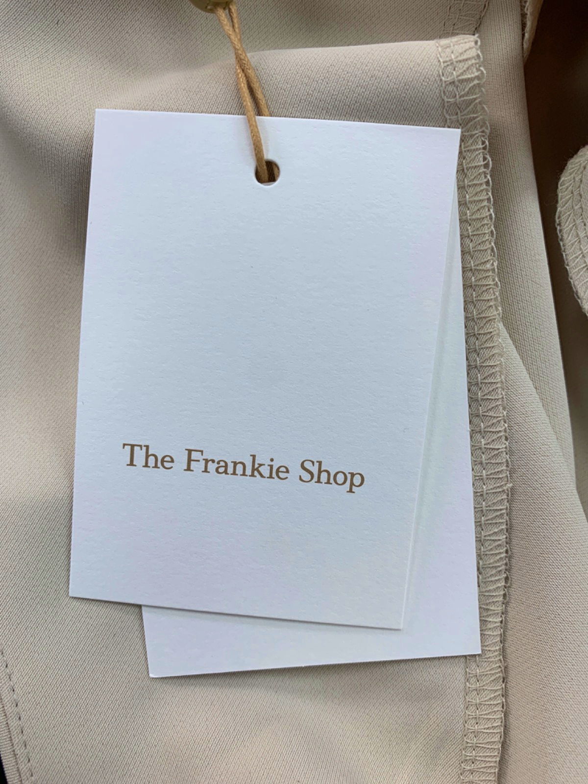 The Frankie Shop Beige Imre Tank Top Medium