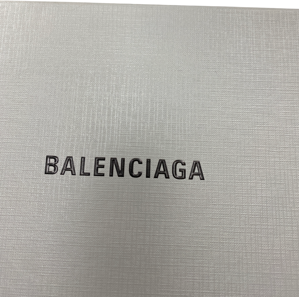 Balenciaga Black Calfskin Square Bow Mules UK 6 EU 39 👠