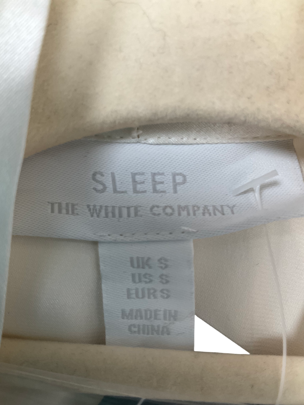 The White Company Ivory White 100% Silk Robe UK S