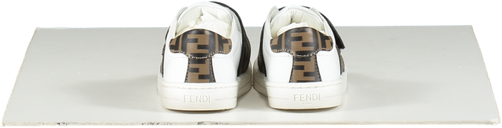 Fendi White Logo Trainers UK 5.5 EU 22 👼