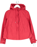 Land's End Red Hooded Lightweight Jacket UK 6