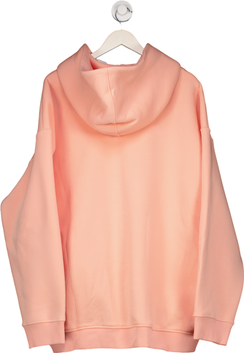 Monochrome Peach Basic Oversize Hoodie One Size