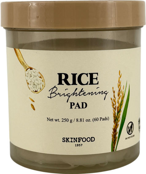 SKINFOOD Rice Brightening Pad X60