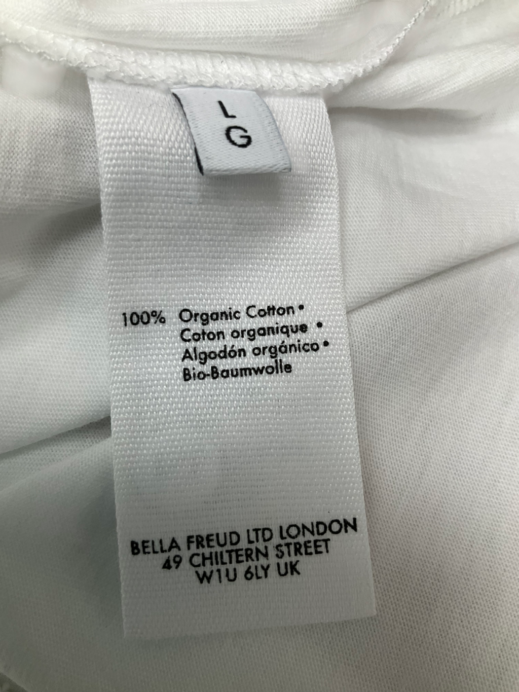 Bella Freud White The Prettiest Star T Shirt UK L