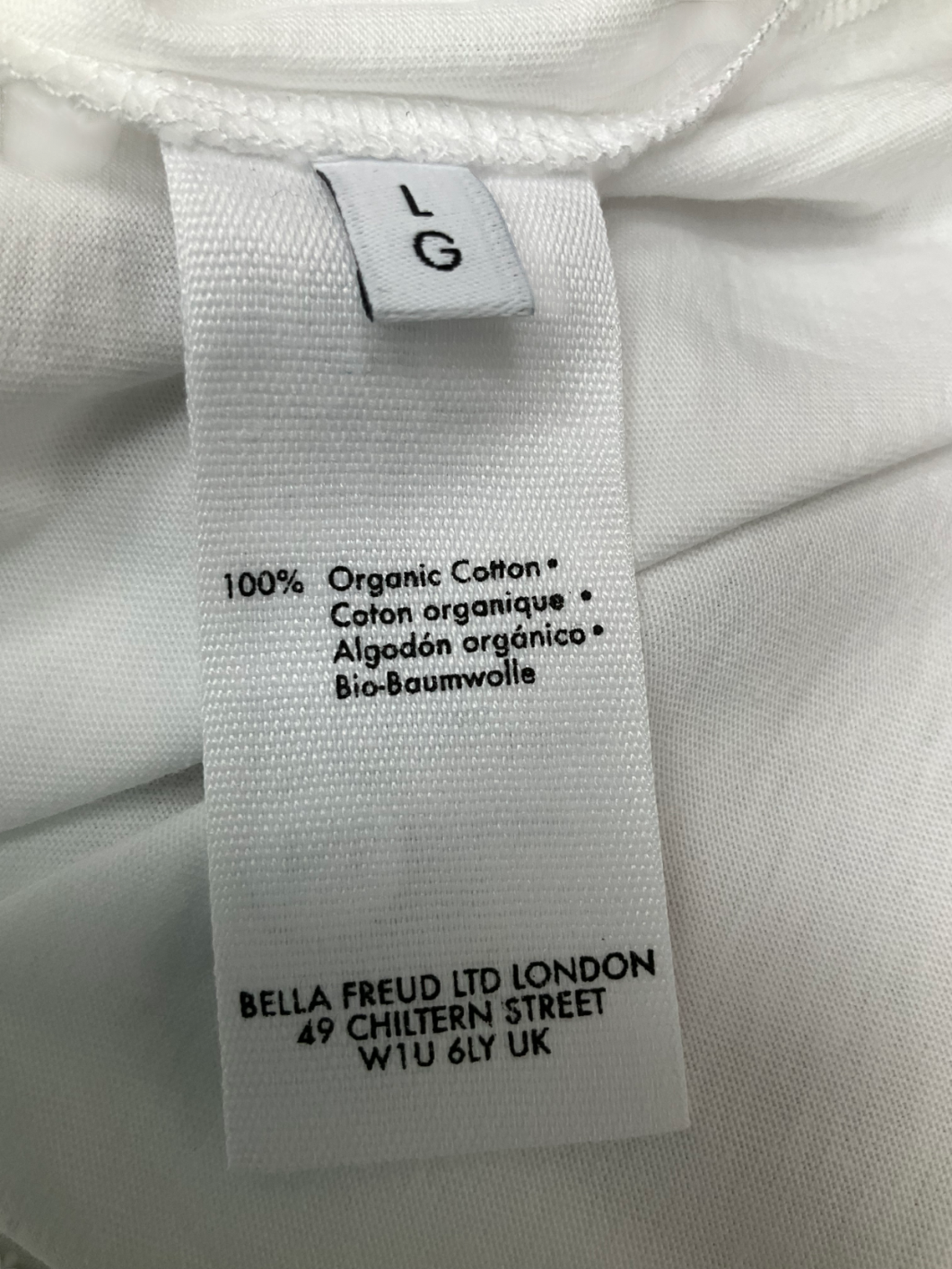 Bella Freud White The Prettiest Star T Shirt UK L