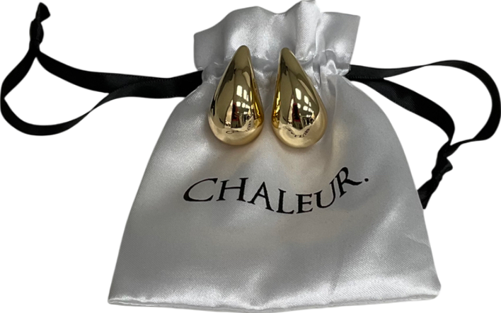 chaleur Metallic Gold Chunky Earrings