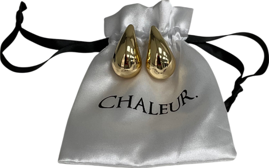 chaleur Metallic Gold Chunky Earrings