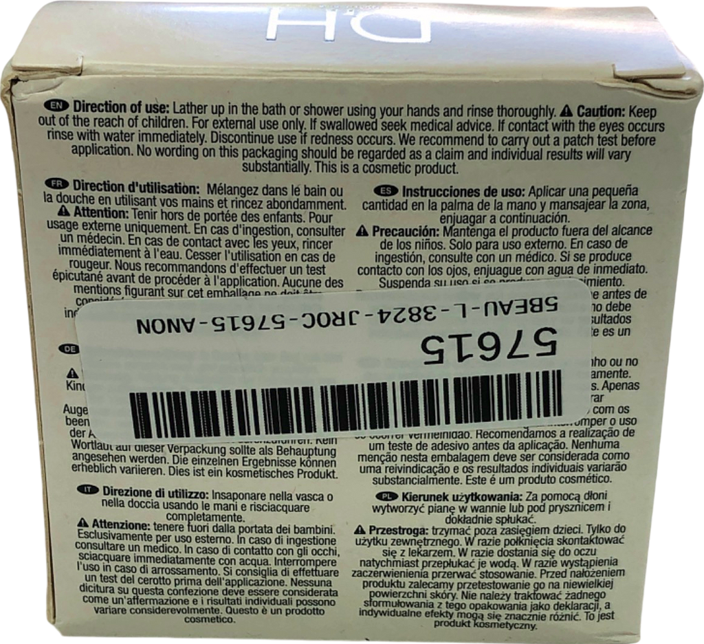 D.H Skincare Cleanser Anti-Ageing Facial Cleansing Bar 100g