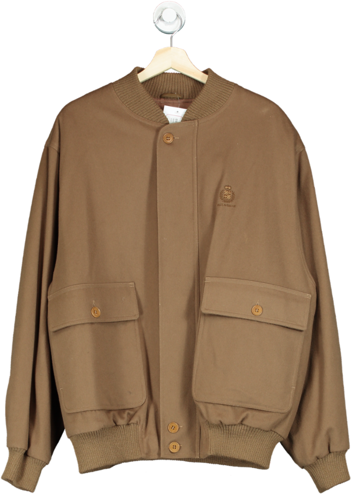 Paul & Shark Brown Wool and Cashmere Jacket UK XL