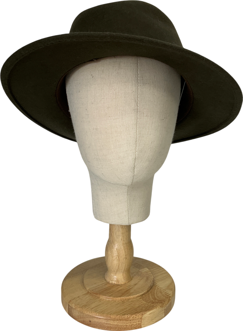 Crushable Green Christys' Safari Wool Hat One Size