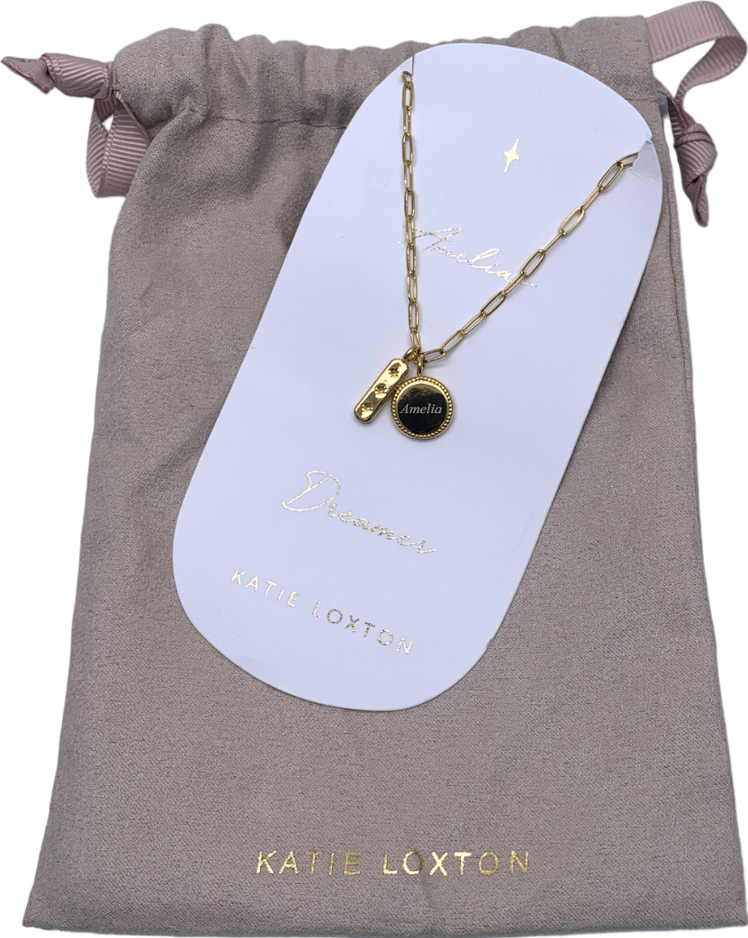 Katie Loxton Metallic Dreamer Waterproof Gold Charm Necklace