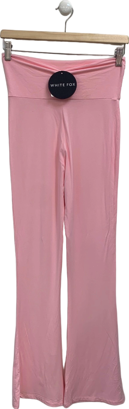 White Fox Baby Pink Don't You Worry Pants UK S