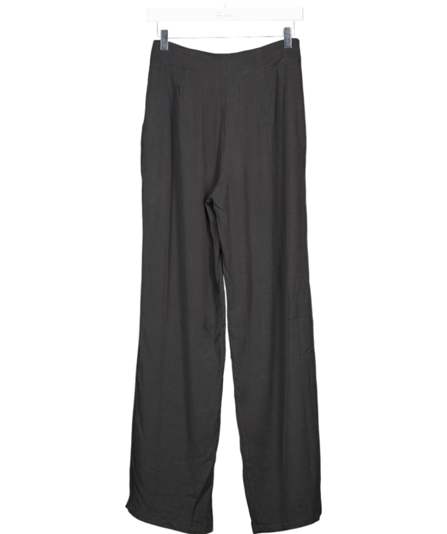 PRETTY LAVISH Black Lyocell / Viscose Blend Suki Tailored Trousers UK 6