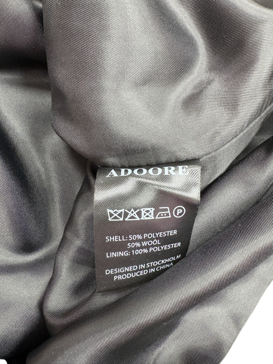 Adoore Grey Geneva Wool Suit Skirt UK 6