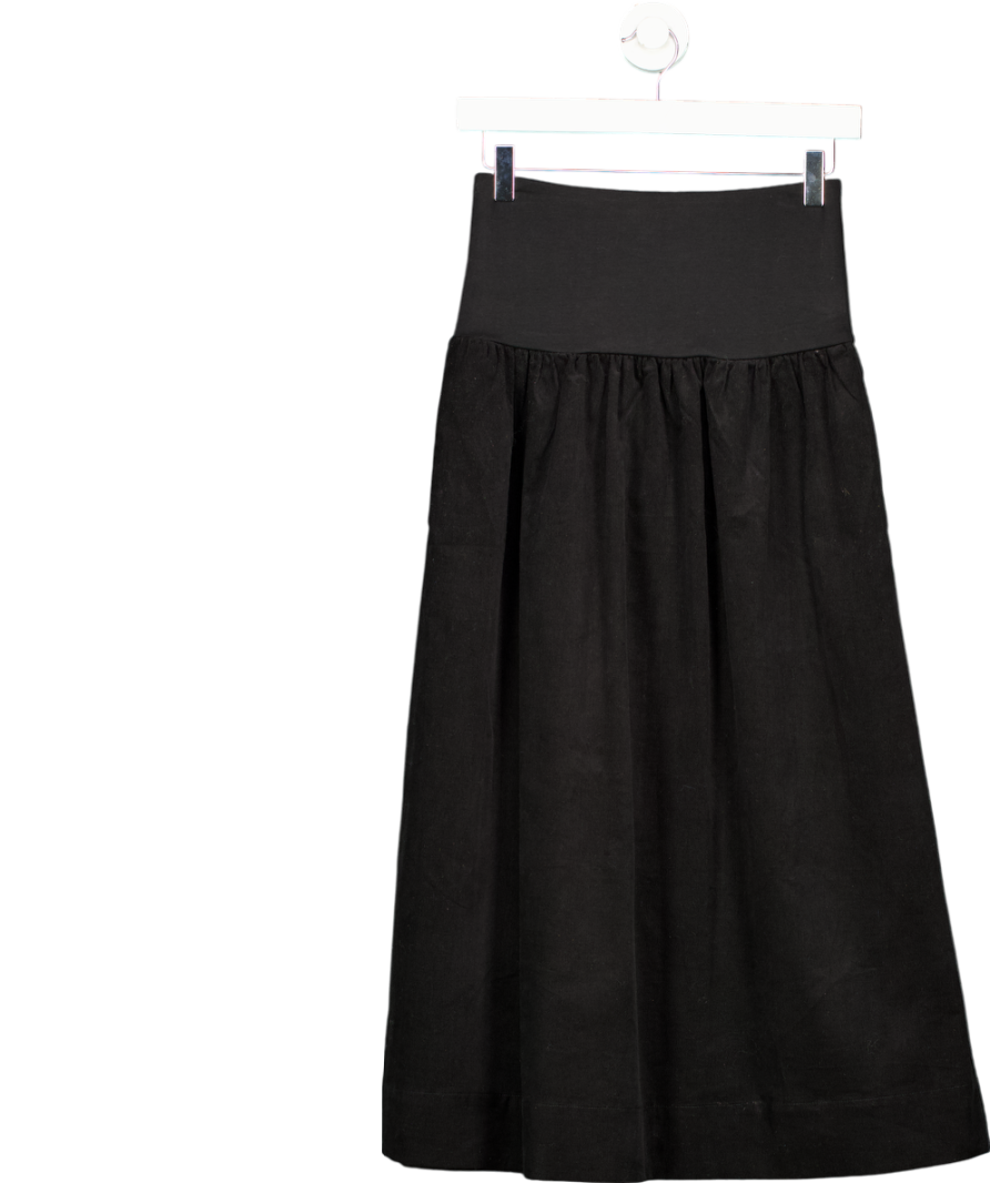 Albaray Black Cord & Jersey Skirt UK 8