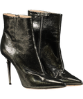 Sebastian Milano Grey Metallic Heeled Ankle Boots UK 5 EU 38 👠