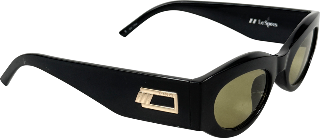 Le Specs Body Bumpin II Black Olive Mono Sunglasses