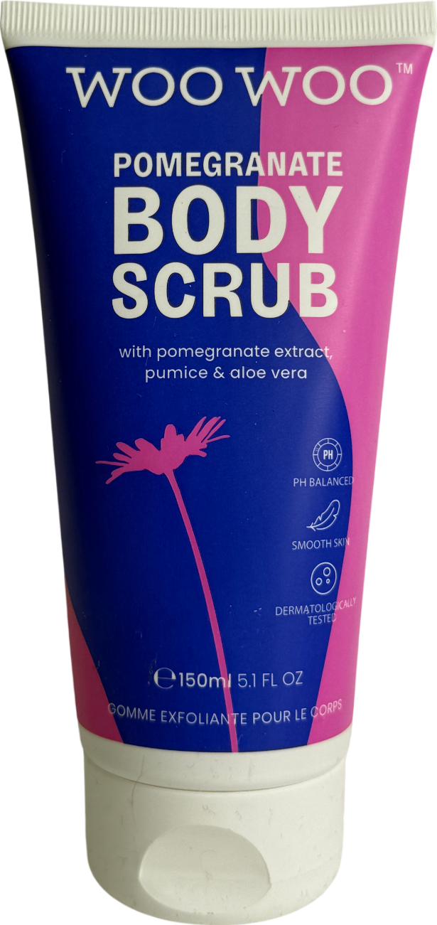 woo woo Skin Saviour Pomegranate Body Scrub 150ml