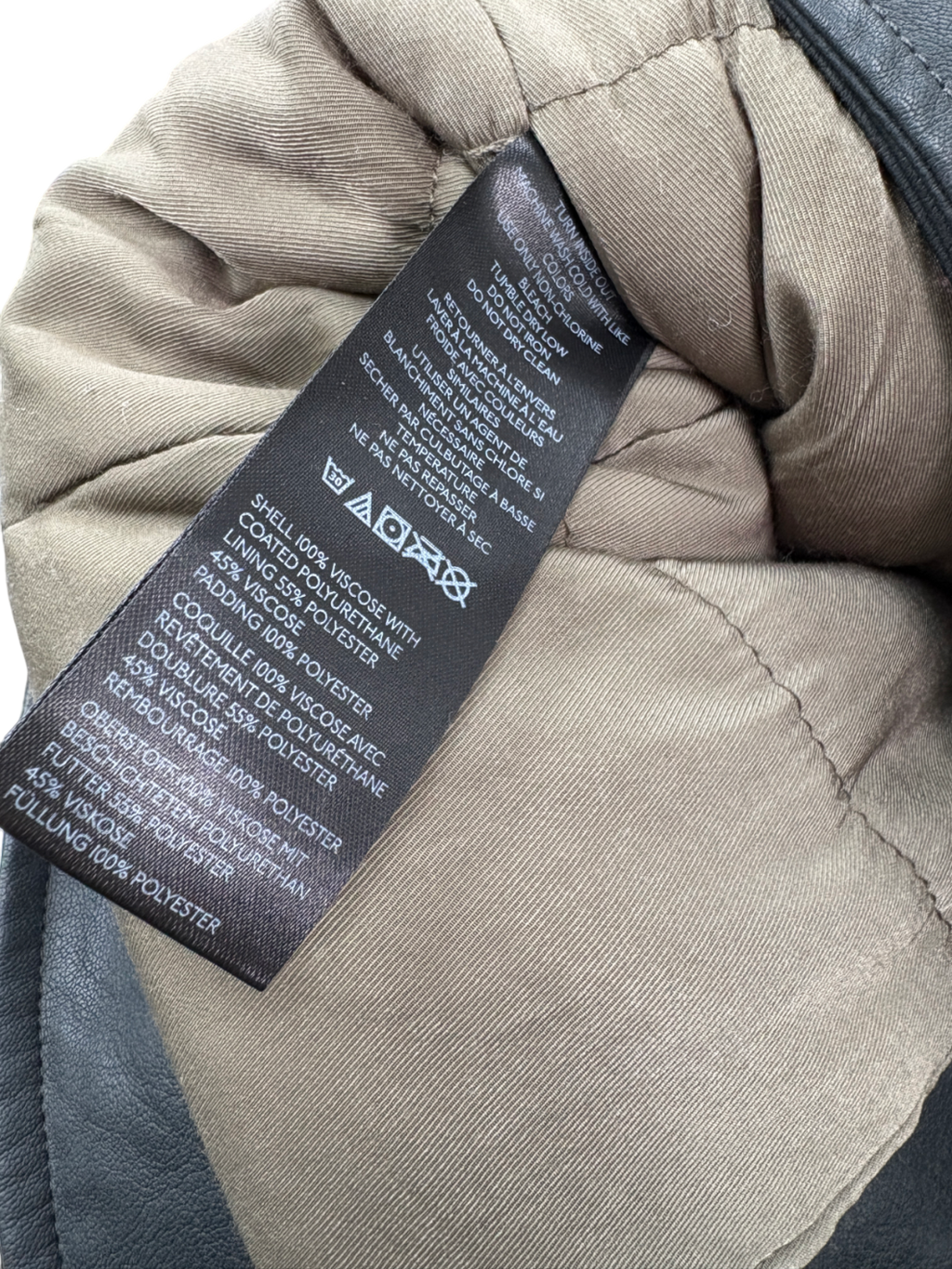 We The Free Black Vinny Vegan Bomber Jacket UK S