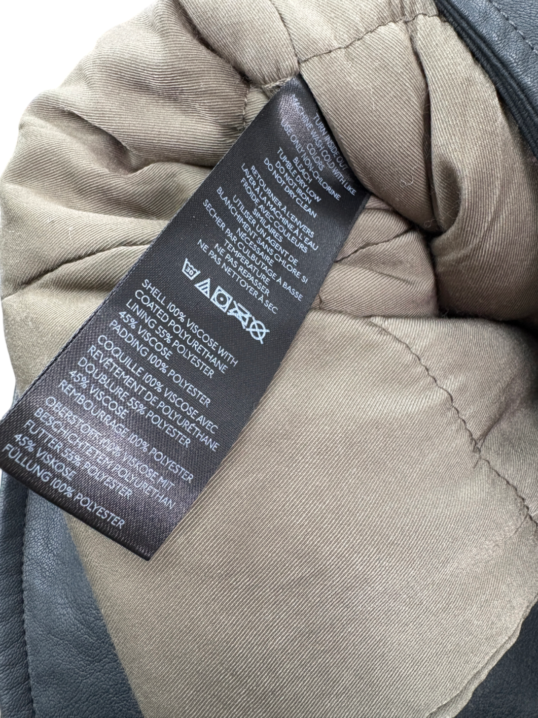 We The Free Black Vinny Vegan Bomber Jacket UK S