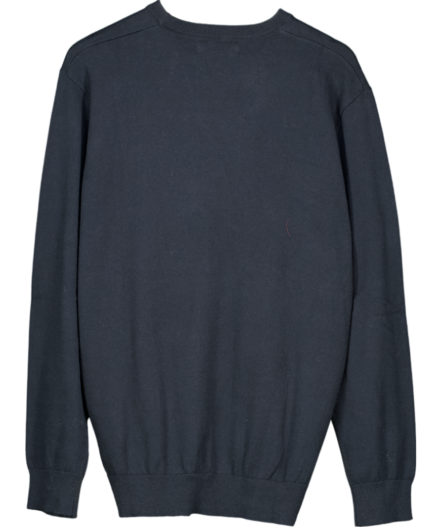 Nautica Blue Knitted Sweat UK L