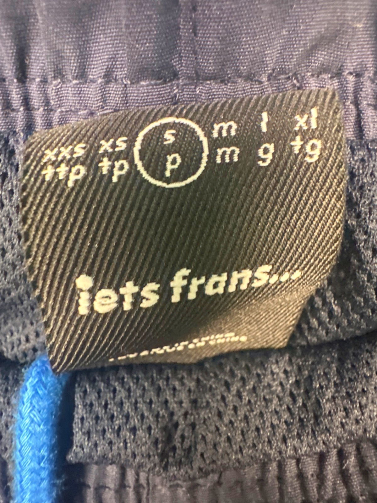 iets frans Navy Blue Track Pants Small