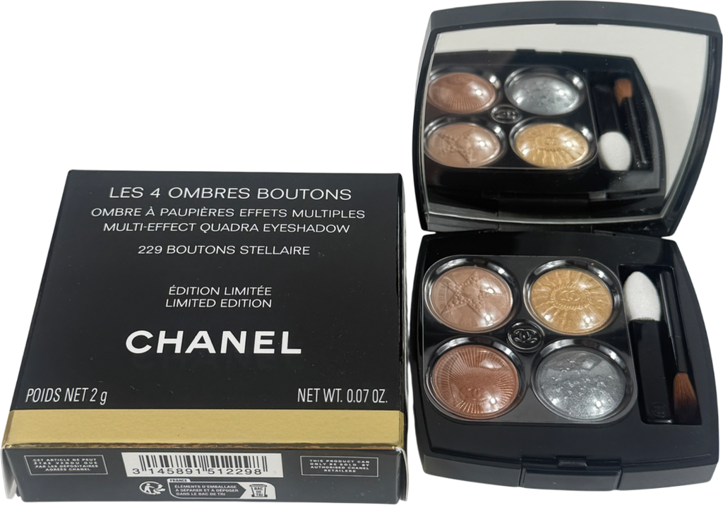 Chanel Les 4 Ombres Boutons Multi-effect Quadra Eyeshadow 229 Boutons Stellaire 2g