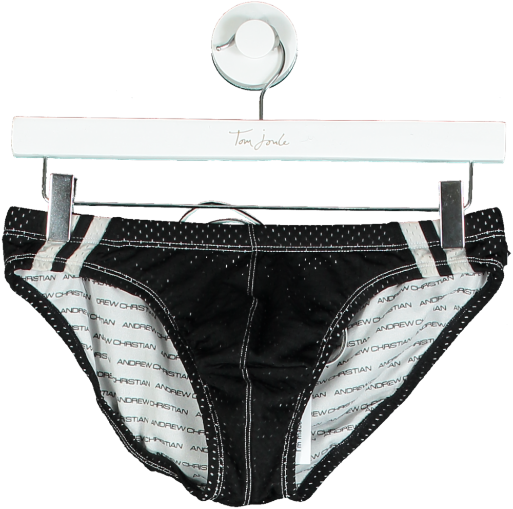 Andrew Christian Black Briefs UK S