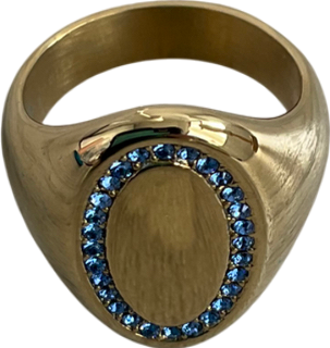 Hey Harper Metallic Jolene Ring Size 7 One Size