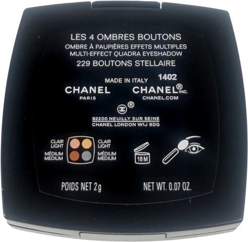 Chanel Les 4 Ombres Boutons Multi-effect Quadra Eyeshadow 229 Boutons Stellaire 2g