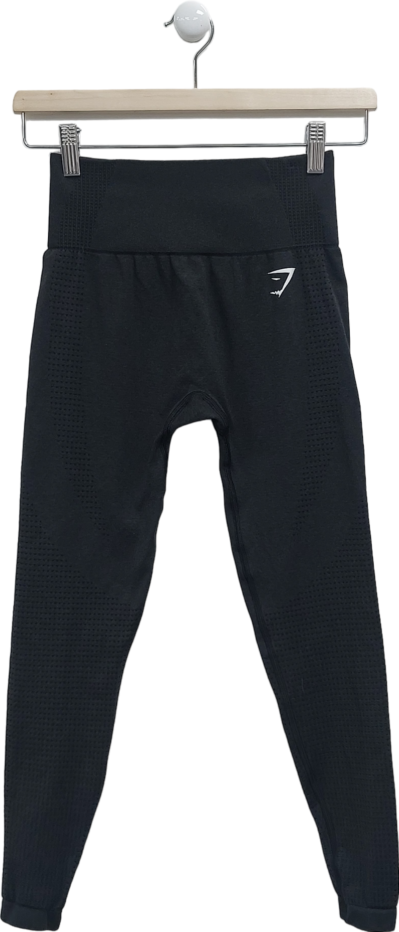 gymshark Grey Vital High Waist Cropped Leggings UK S