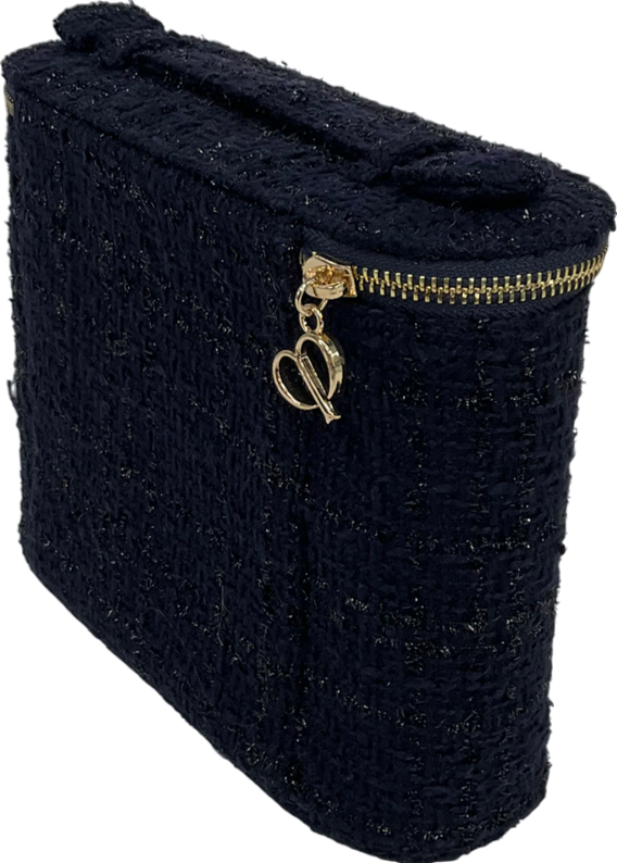 Clé de Peau Beauté Blue Tweed Make Up Bag