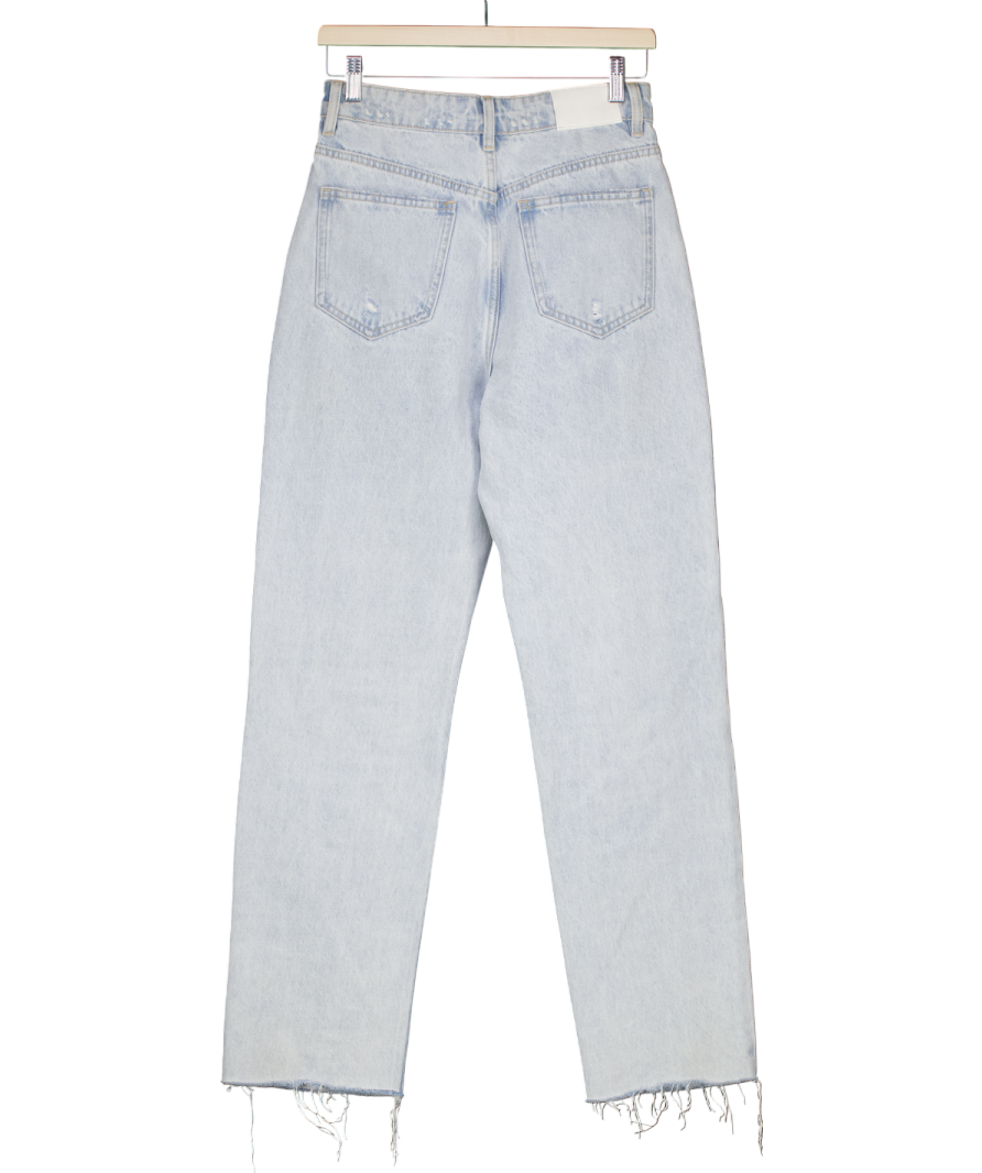 Millie Mackintosh Blue High Waist Straight Leg Jeans UK 8
