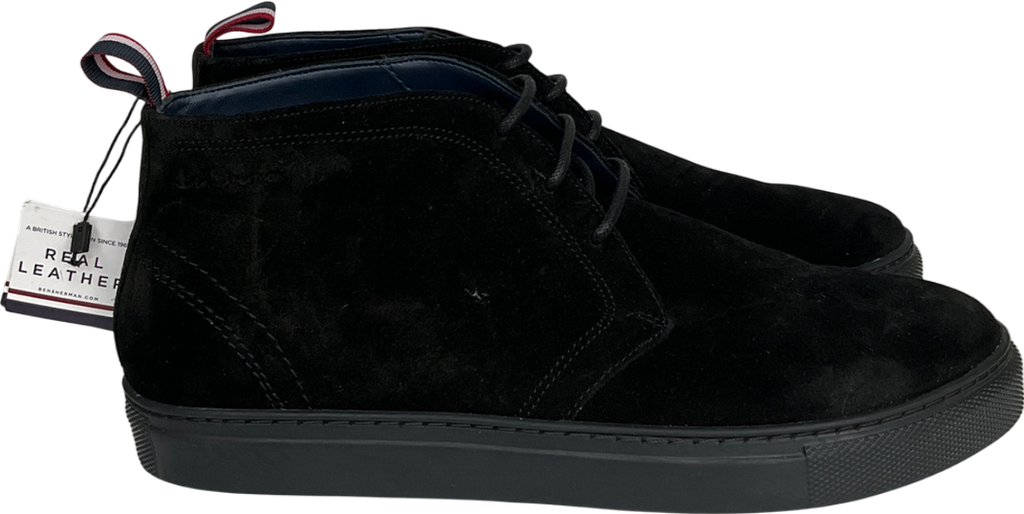Ben Sherman Black Suede Parka Boot UK 10 EU 44 👞