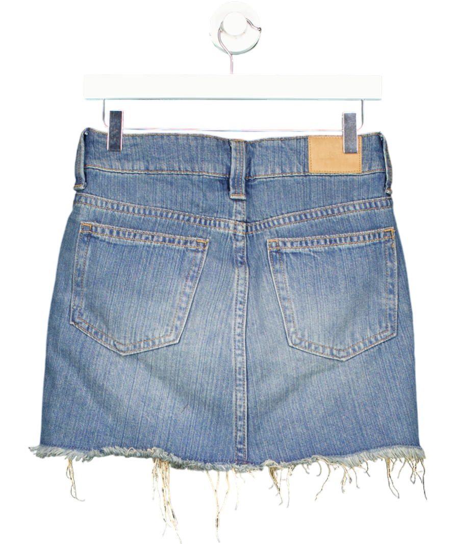 Weekday Denim Skirt In Blue UK 8