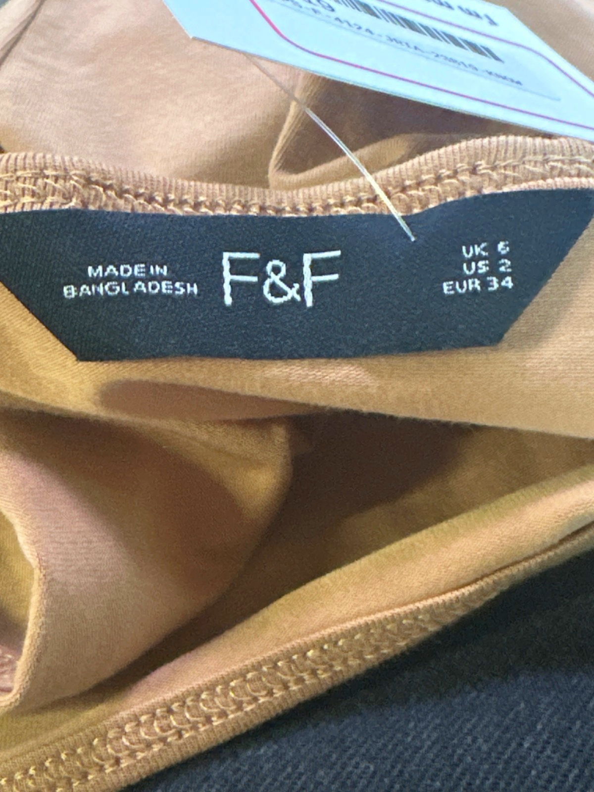 F&F Beige Camisole Top UK 6