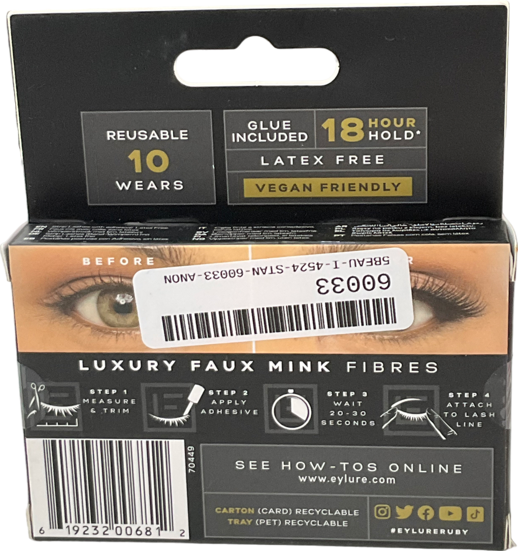 Eylure Ruby Luxe Faux Kink Lashes Ruby One size