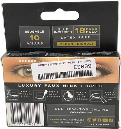 Eylure Ruby Luxe Faux Kink Lashes Ruby One size