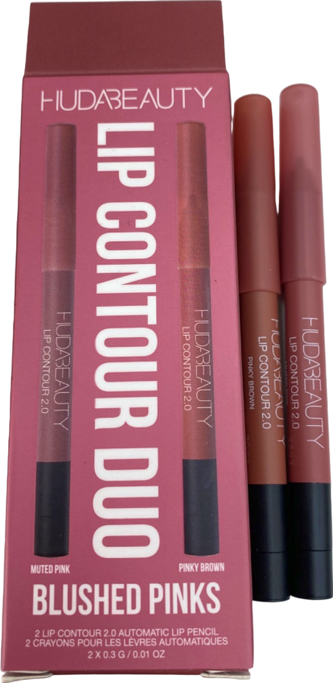 Huda Beauty Lip Contour Duo Blushed Pinks Muted Pink/Pinky Brown 2 x 0.3g