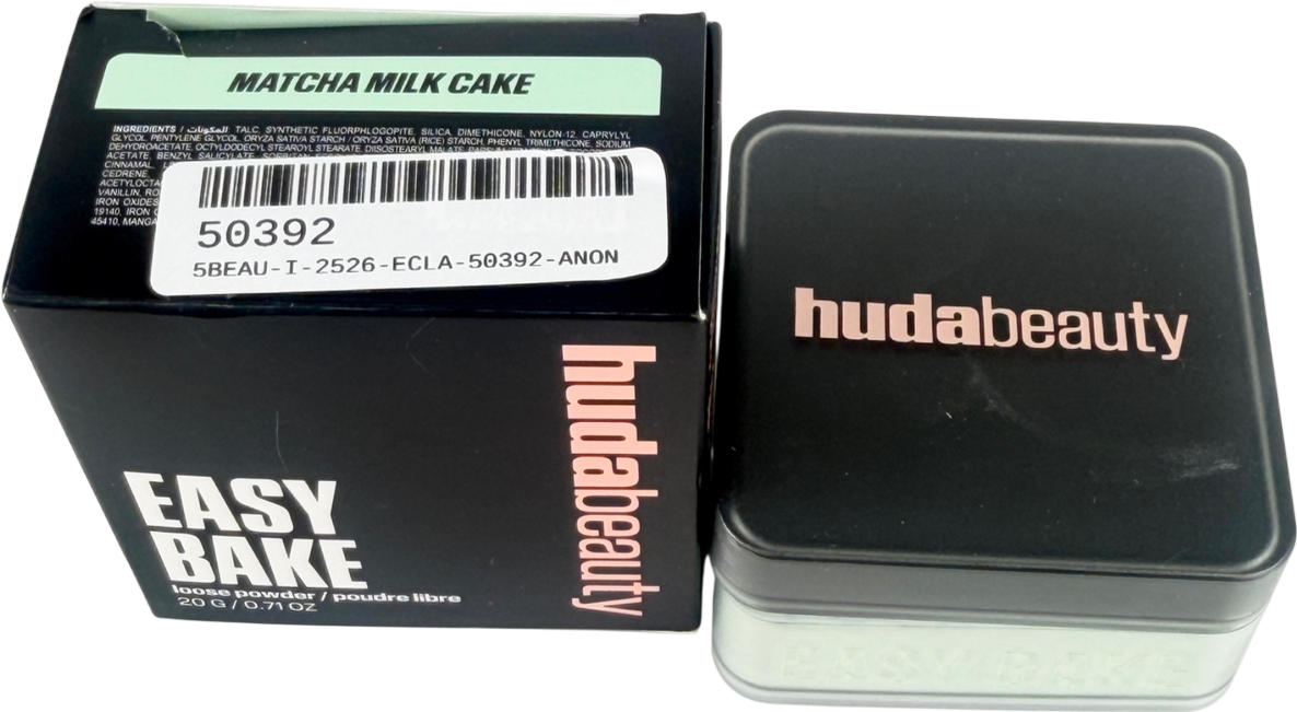 Huda Beauty Easy Bake Loose Baking & Setting Powder Matcha Milk Cake 20g