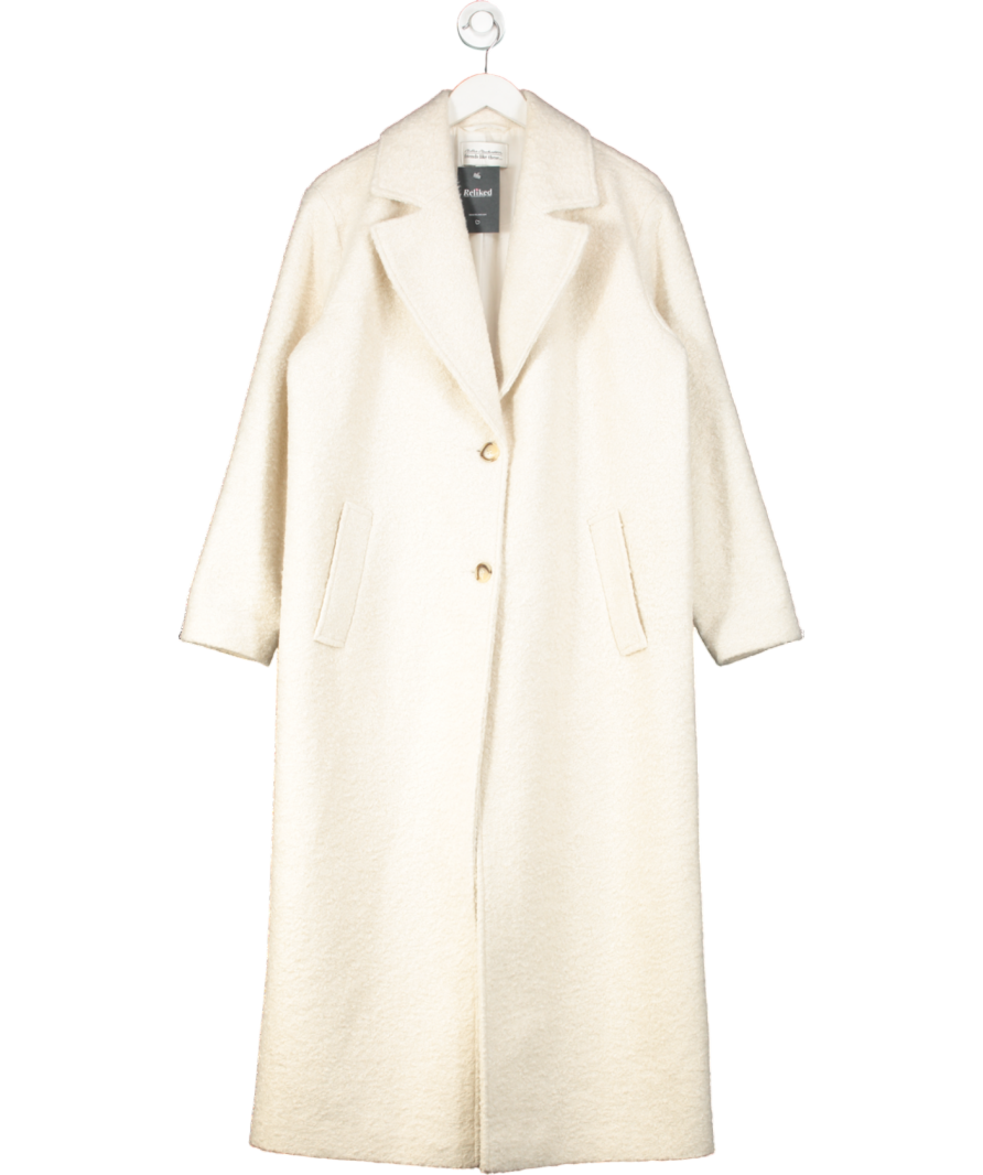 Friends like these Cream Longline Maxi Coat UK 12