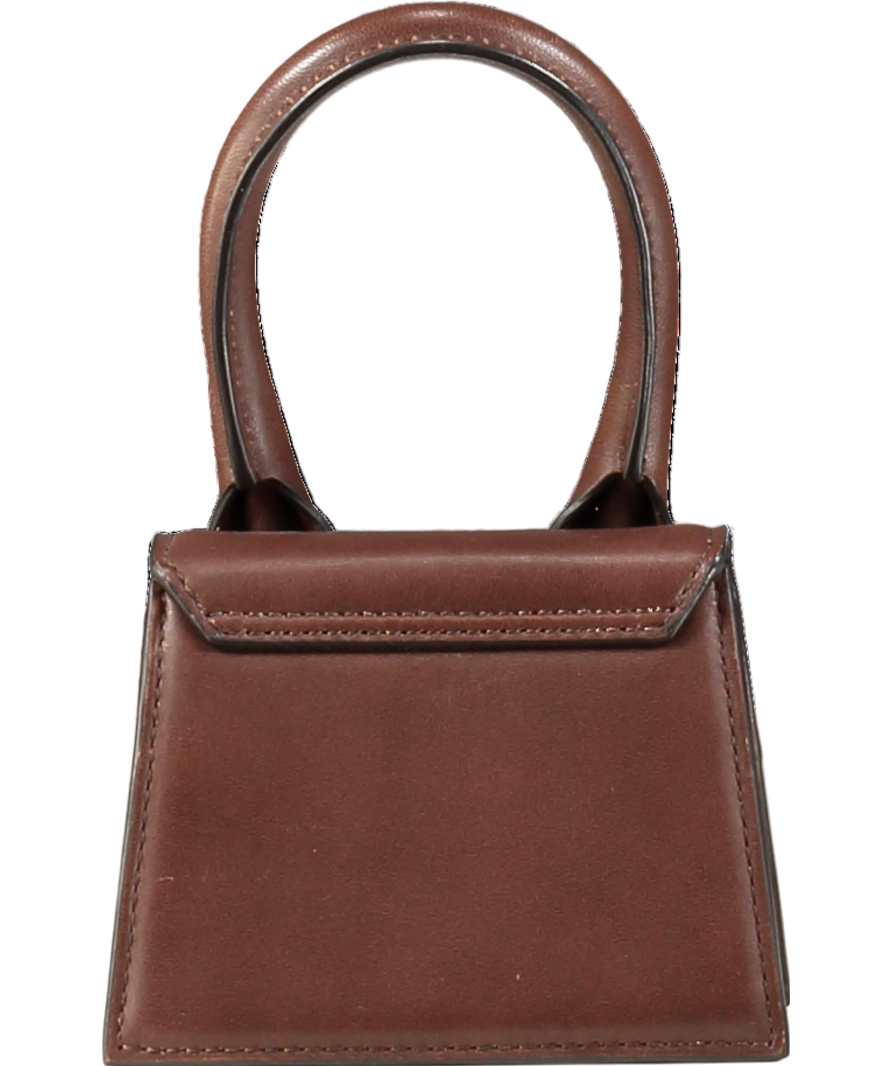 JACQUEMUS Brown Le Chiquito Noeud Leather Cross-body Bag